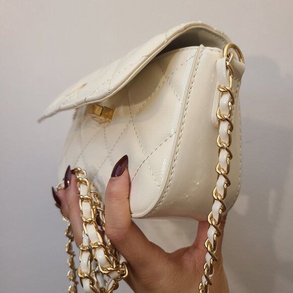 Call It Spring white quilted purse - Picture 2 of 6